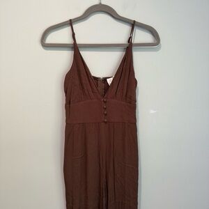 Audrey Parks Brown Jumpsuit